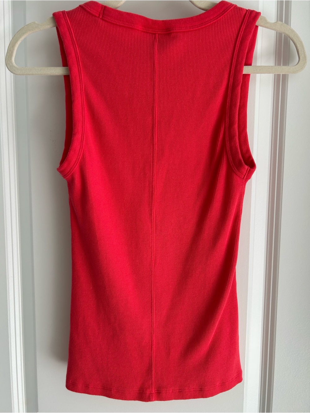 Universal Thread Red Ribbed Scoop-Neck Tank - Picture 2 of 5